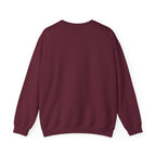 San Judas Tadeo Crimson Rose Window Crewneck Sweatshirt
