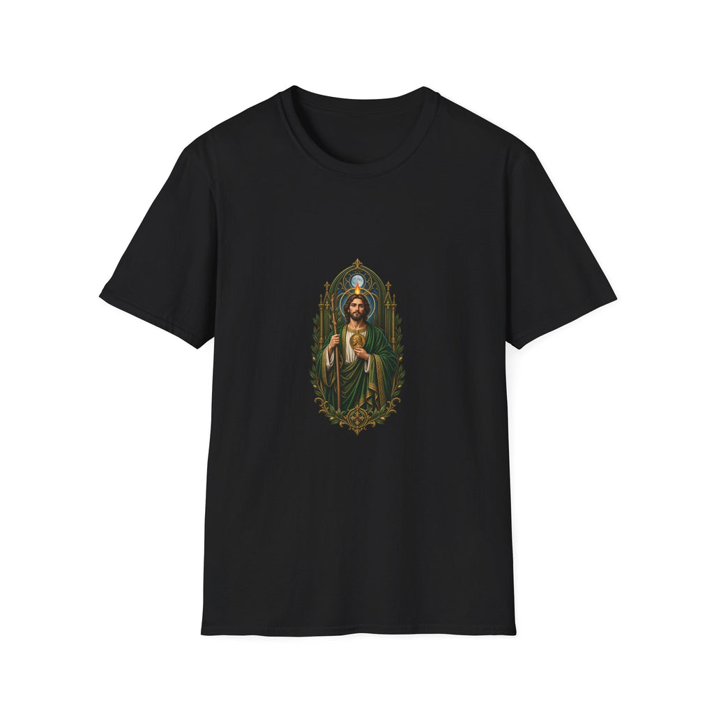 San Judas Moonlit Olive Basilica T-Shirt product preview, view 10