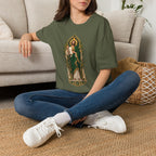San Judas Tadeo Olive Reliquary Unisex T-Shirt