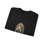 San Judas Tadeo Cobalt Chapel Mosaic Crewneck Sweatshirt