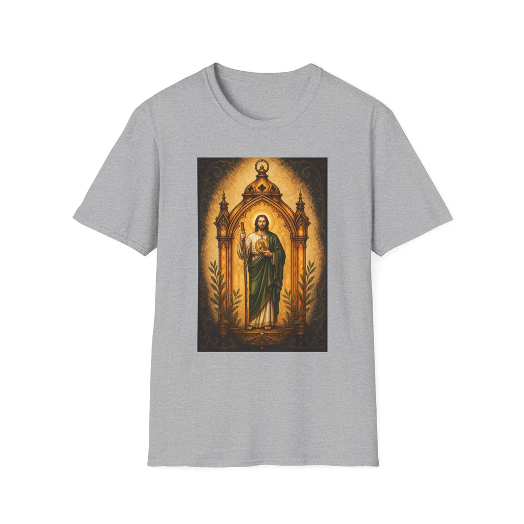 San Judas Tadeo Amber Pilgrim Lantern Unisex T-Shirt