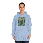 San Judas Tadeo Aqua Radiant Sanctuary Unisex Hoodie