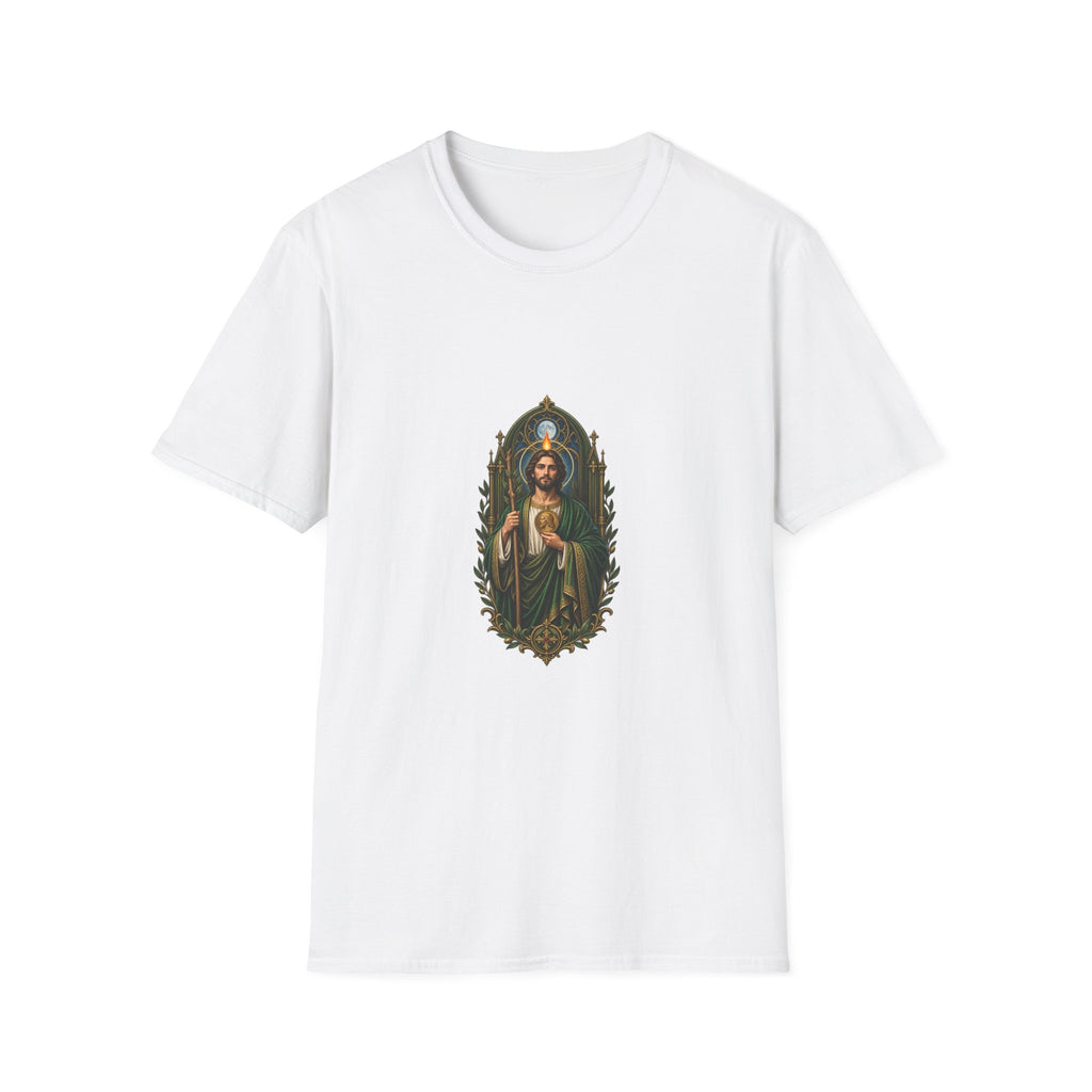 San Judas Moonlit Olive Basilica T-Shirt product preview, view 7
