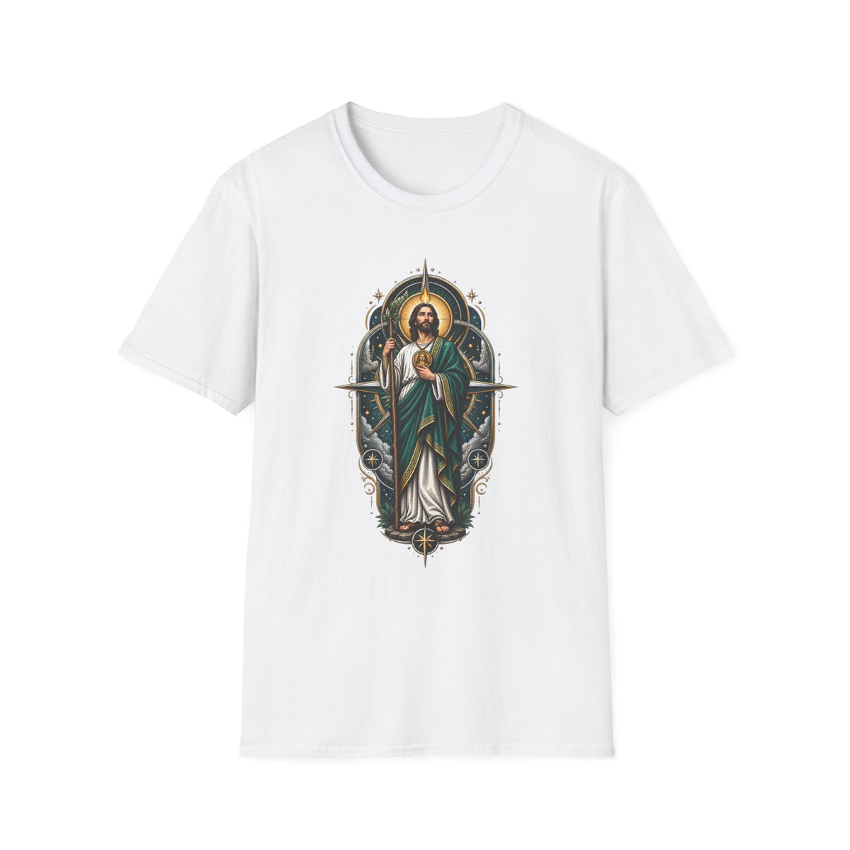 San Judas Tadeo Midnight Compass Unisex T-Shirt