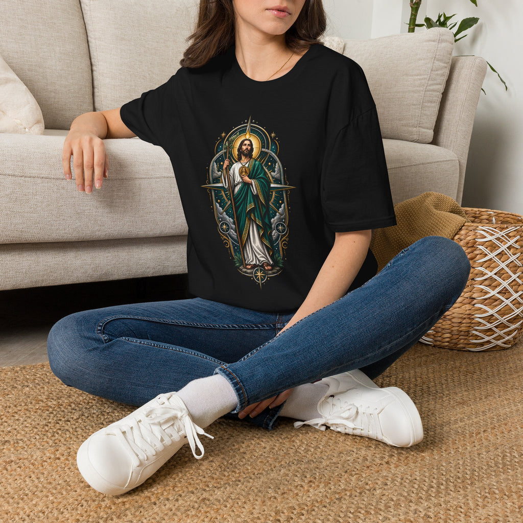 San Judas Tadeo Midnight Compass Unisex T-Shirt