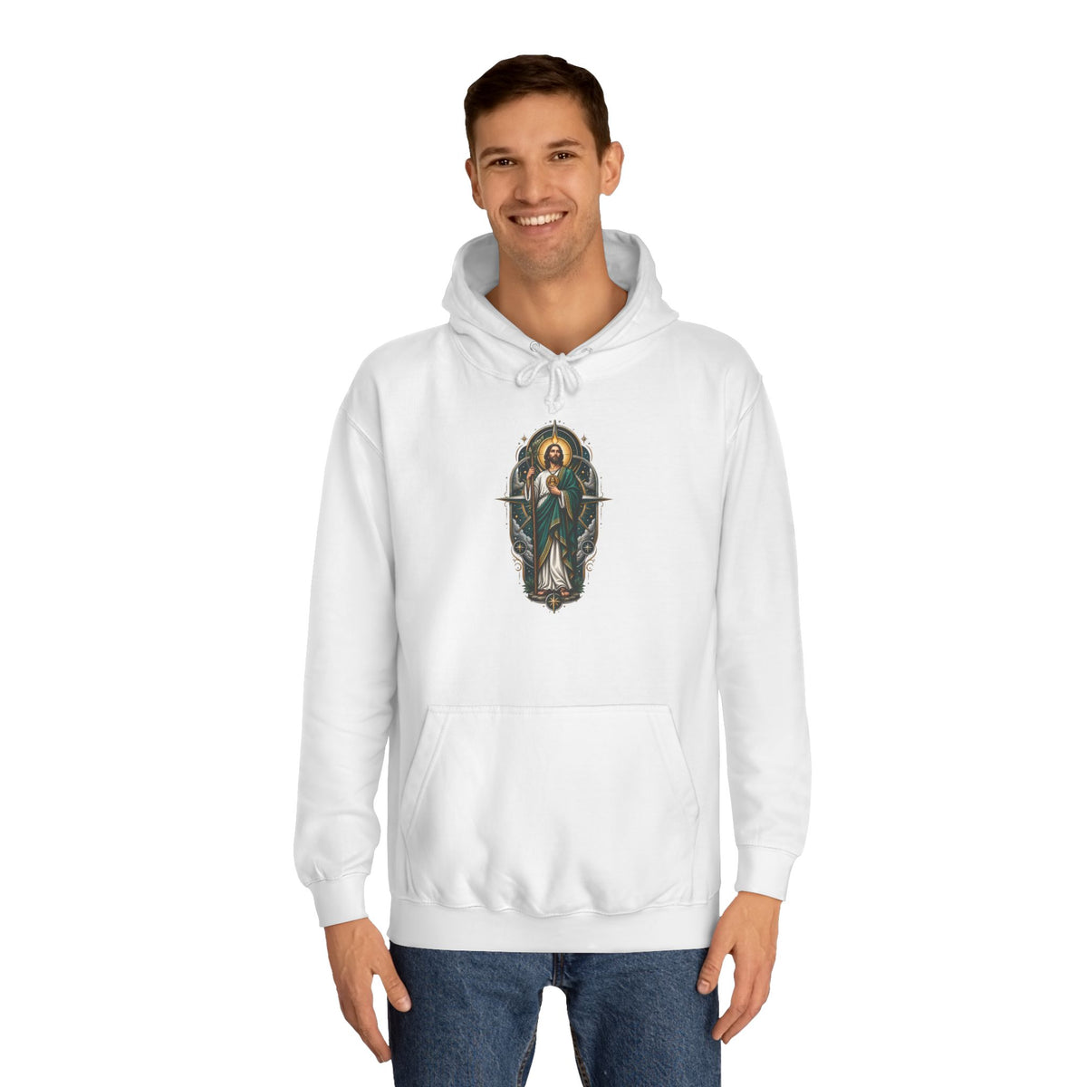 San Judas Tadeo Midnight Compass Unisex Hoodie