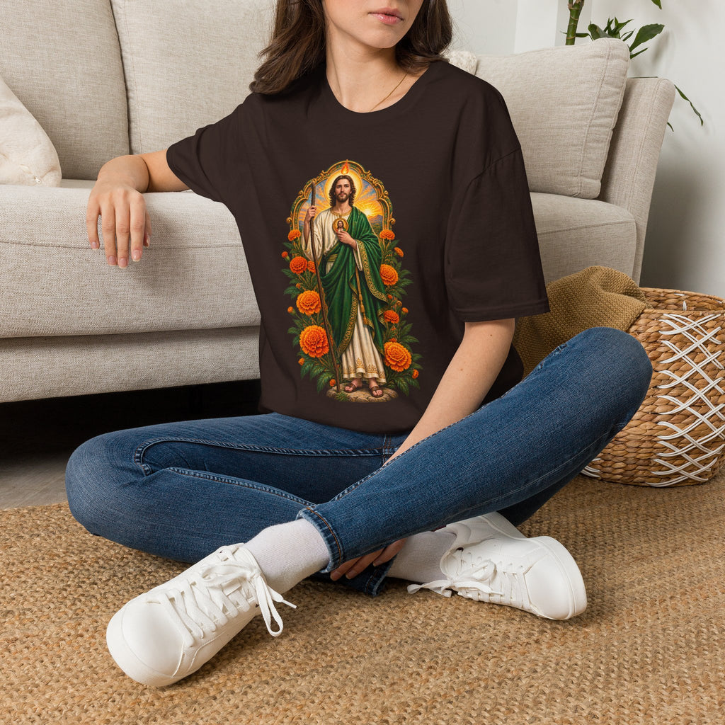 San Judas Tadeo Marigold Sun Arch Unisex T-Shirt