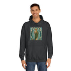 San Judas Tadeo Aqua Radiant Sanctuary Unisex Hoodie