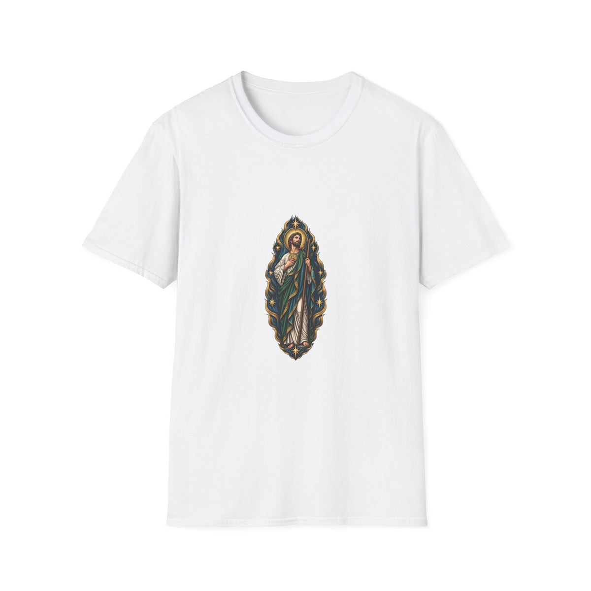 San Judas Tadeo Nocturne Torch Procession T-Shirt product preview, view 7