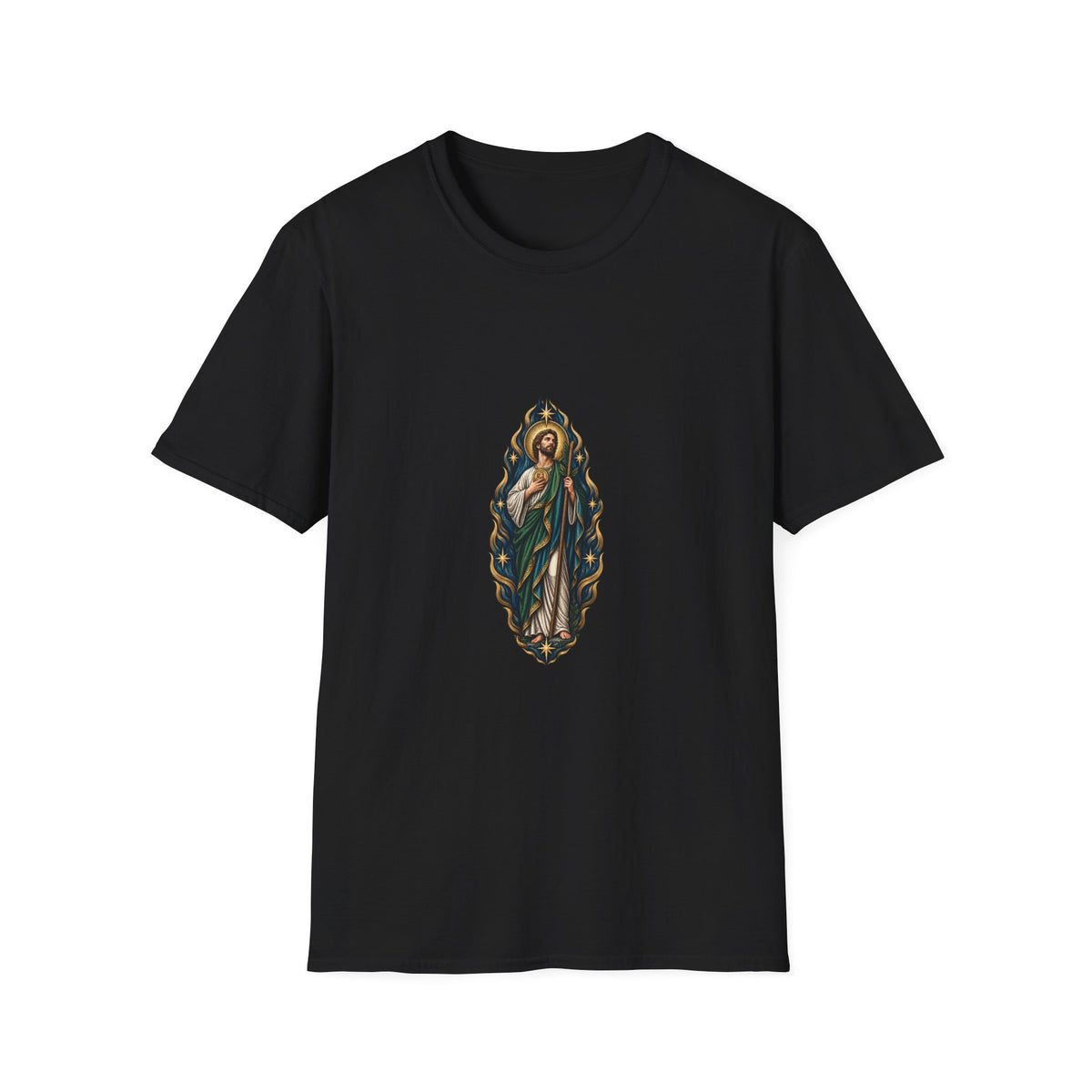 San Judas Tadeo Nocturne Torch Procession T-Shirt product preview, view 10