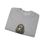 San Judas Tadeo Midnight Compass Crewneck Sweatshirt