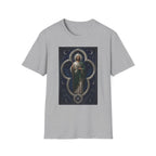 San Judas Tadeo Silver Moon Quatrefoil Unisex T-Shirt