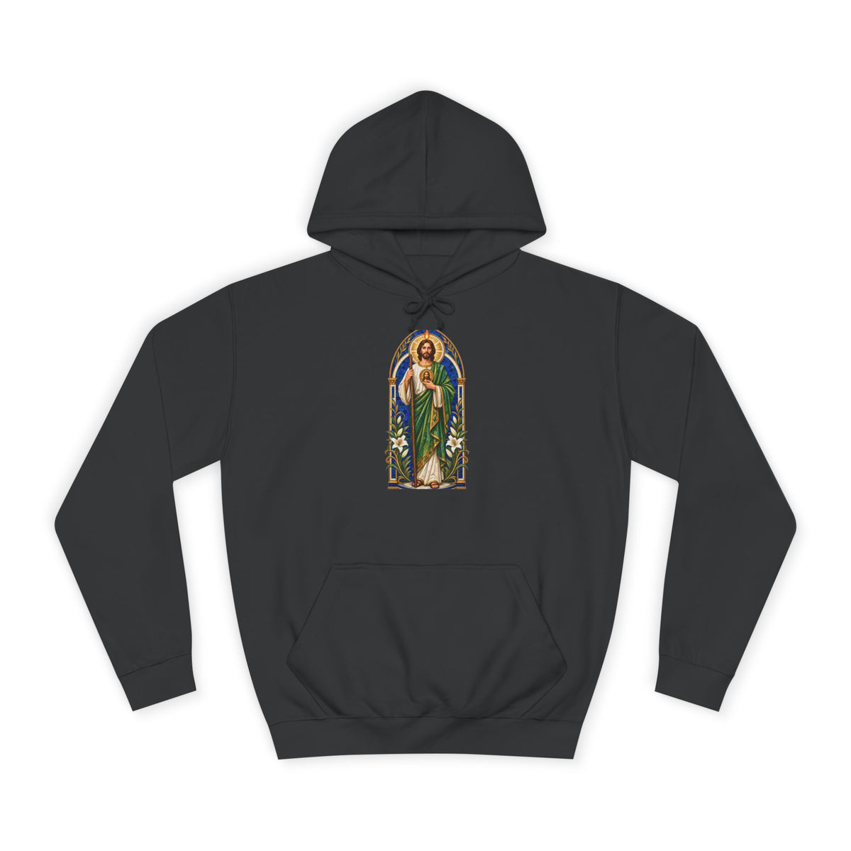 San Judas Tadeo Cobalt Chapel Mosaic Unisex Hoodie