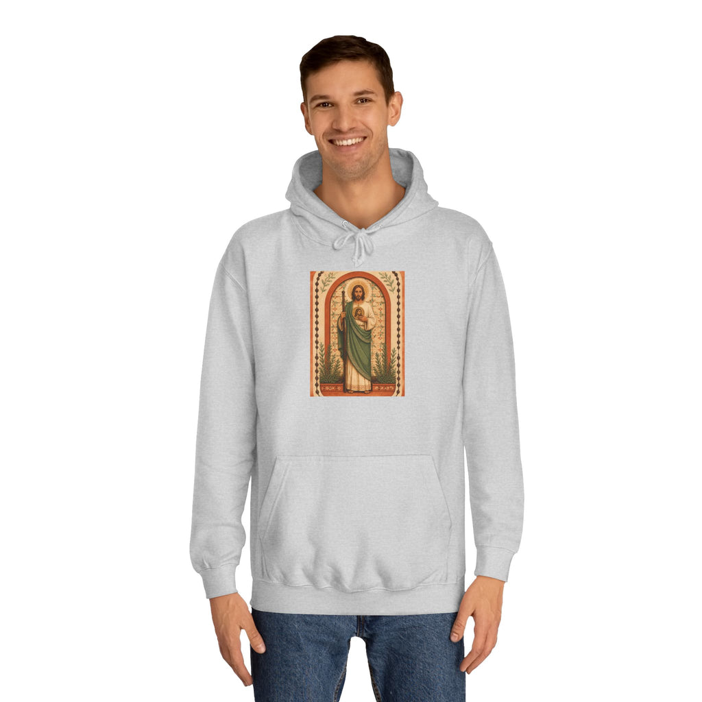 San Judas Tadeo Terracotta Rosary Garden Unisex Hoodie