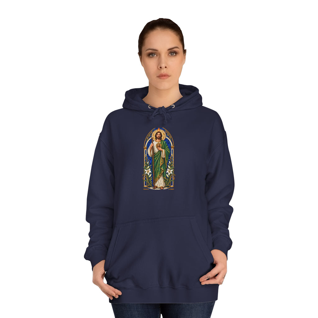 San Judas Tadeo Cobalt Chapel Mosaic Unisex Hoodie