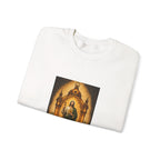 San Judas Tadeo Amber Pilgrim Lantern Crewneck Sweatshirt