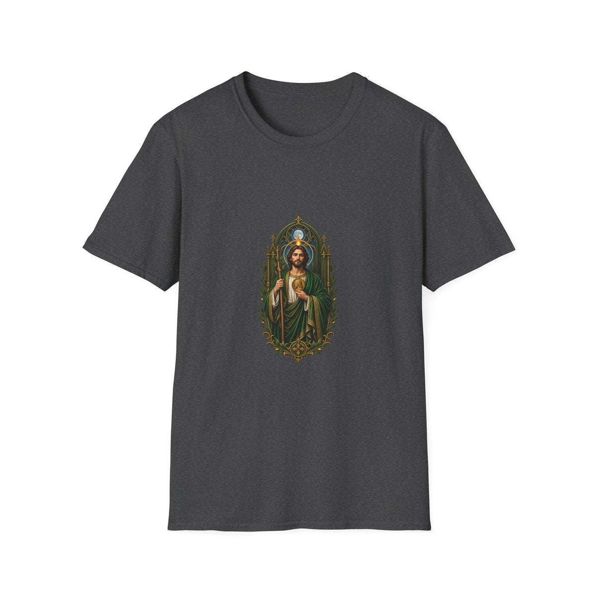 San Judas Moonlit Olive Basilica T-Shirt product preview, view 19