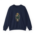 San Judas Tadeo Midnight Compass Crewneck Sweatshirt