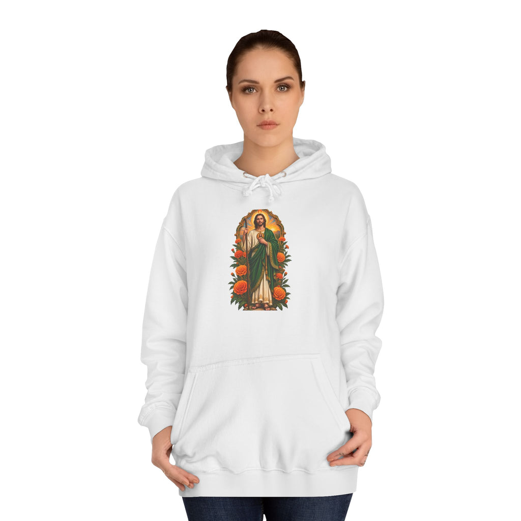 San Judas Tadeo Marigold Sun Arch Unisex Hoodie