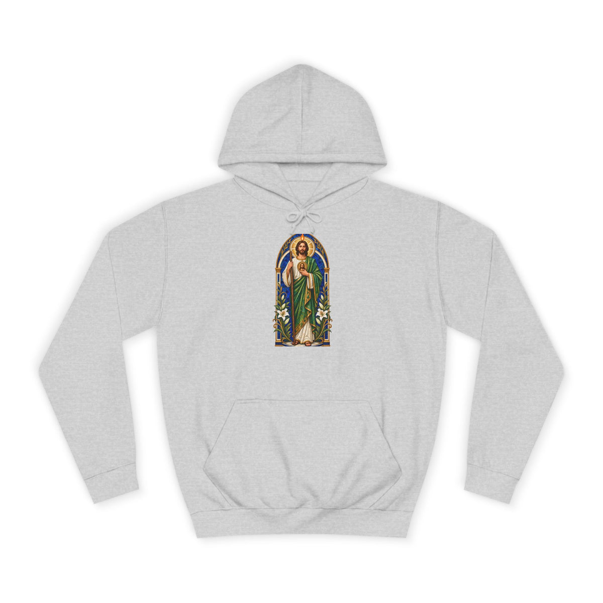 San Judas Tadeo Cobalt Chapel Mosaic Unisex Hoodie