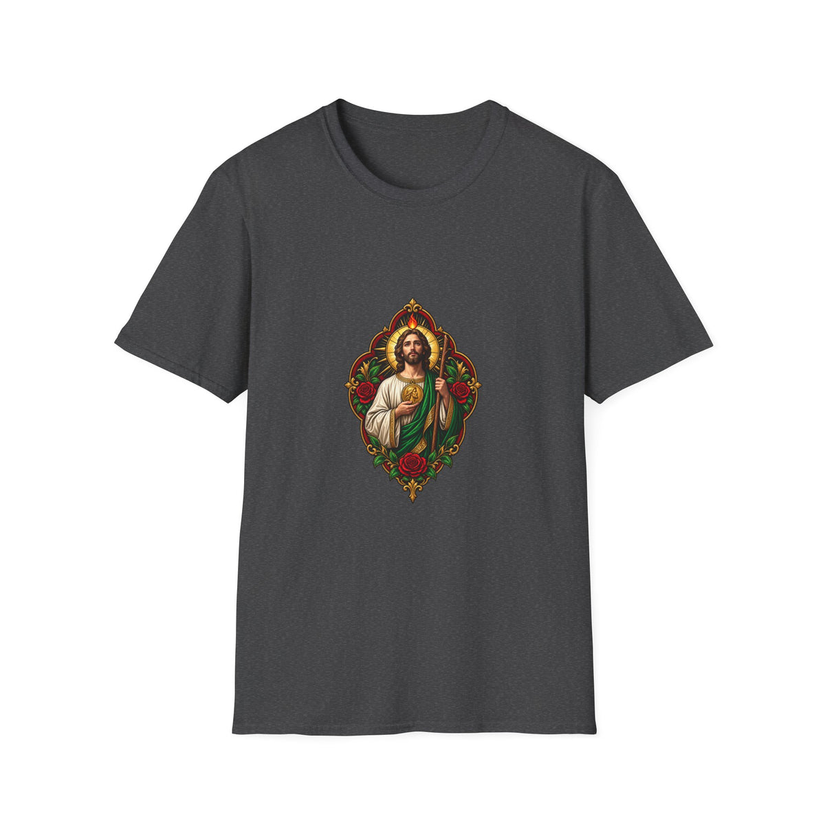 San Judas Crimson Covenant Window T-Shirt product preview, view 19