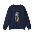 San Judas Tadeo Cobalt Chapel Mosaic Crewneck Sweatshirt