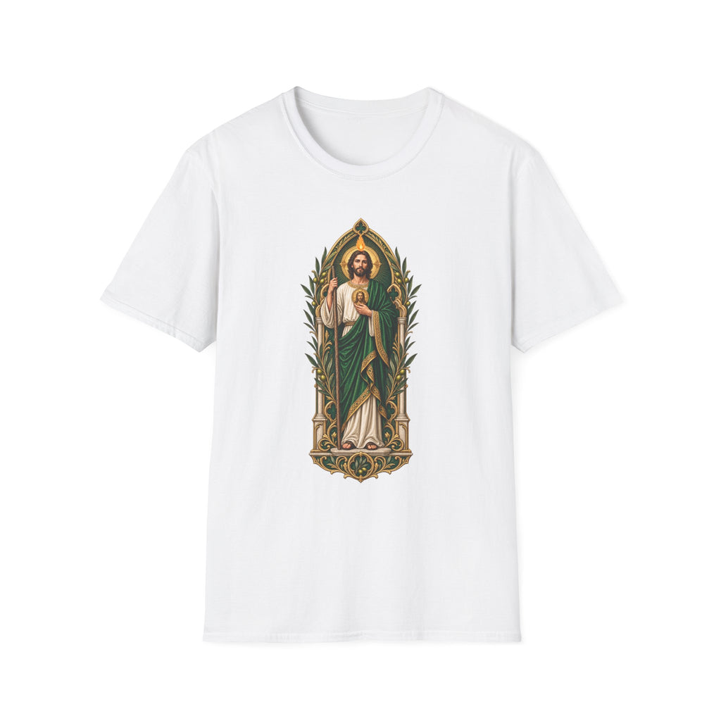 San Judas Tadeo Olive Reliquary Unisex T-Shirt