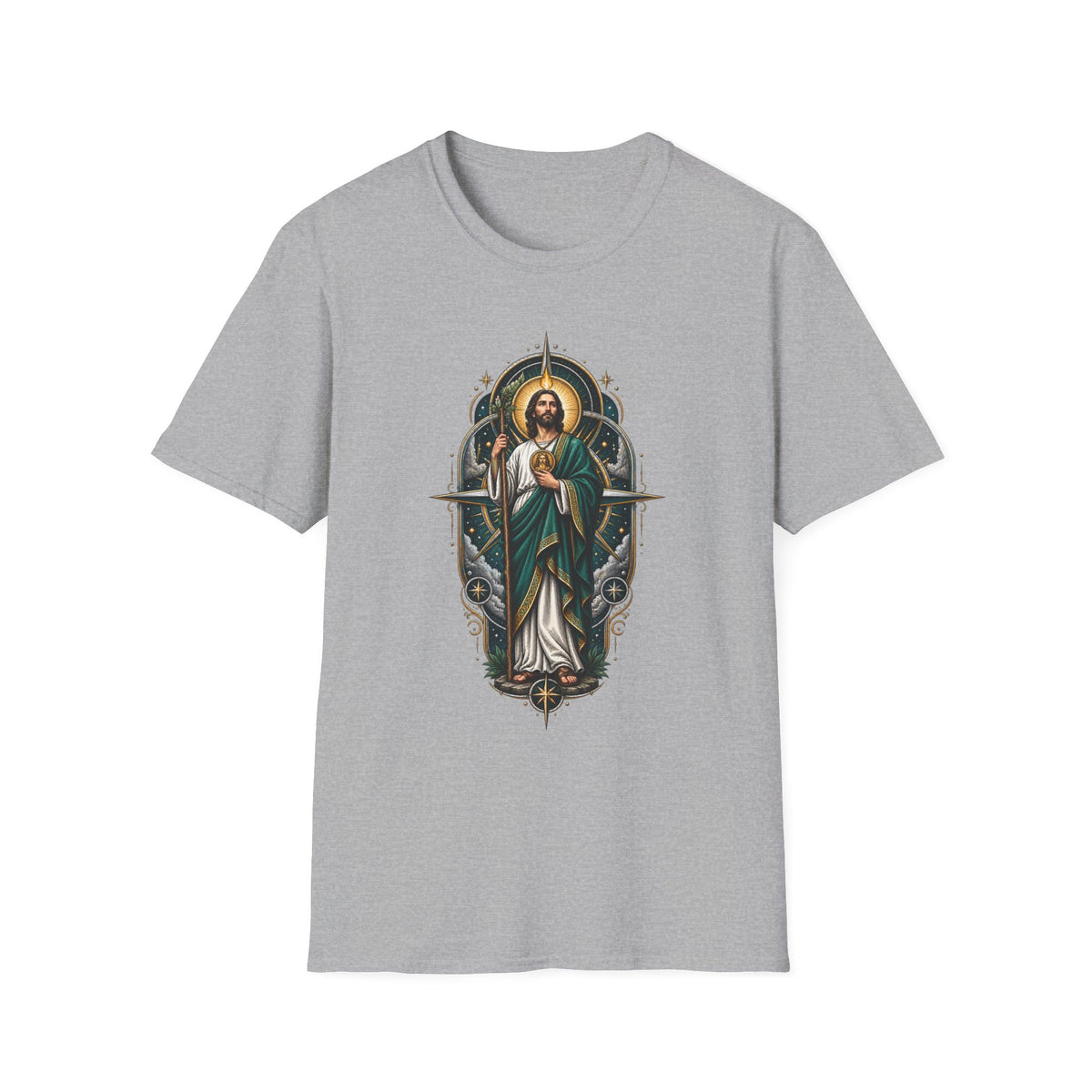 San Judas Tadeo Midnight Compass Unisex T-Shirt