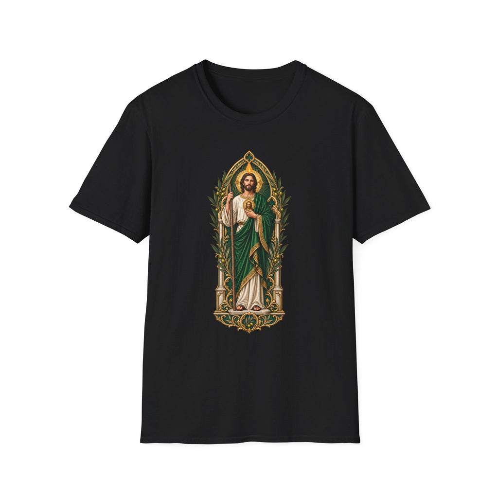 San Judas Tadeo Olive Reliquary Unisex T-Shirt