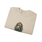 San Judas Tadeo Midnight Compass Crewneck Sweatshirt