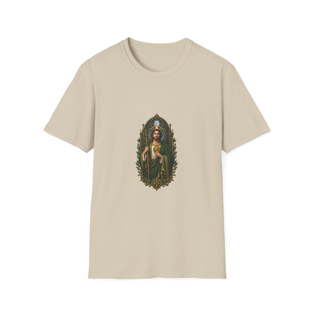 San Judas Moonlit Olive Basilica T-Shirt product preview, view 13