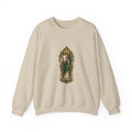 San Judas Tadeo Olive Reliquary Crewneck Sweatshirt