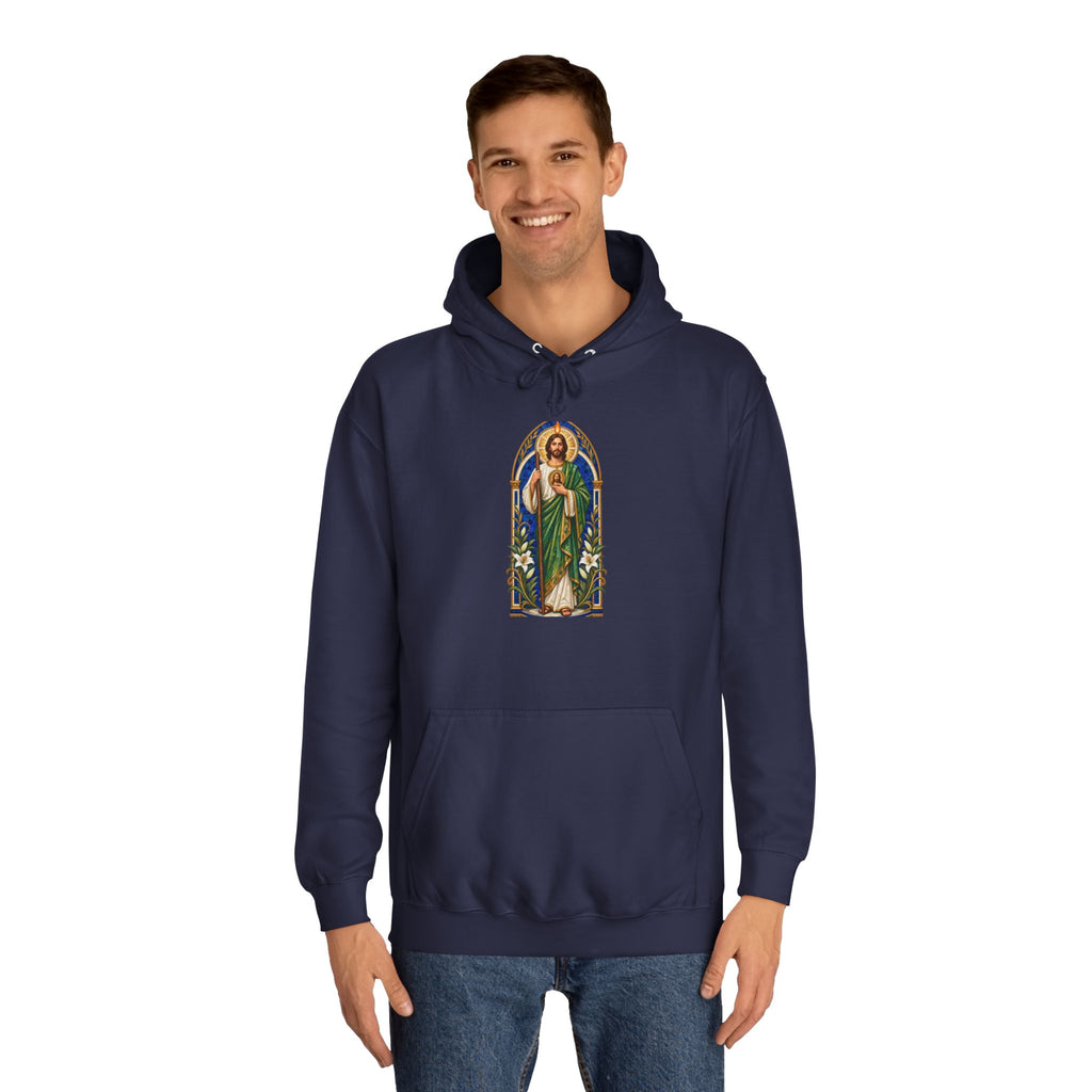 San Judas Tadeo Cobalt Chapel Mosaic Unisex Hoodie