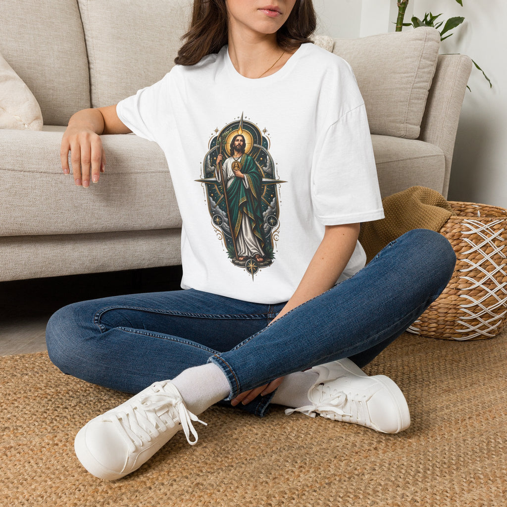 San Judas Tadeo Midnight Compass Unisex T-Shirt