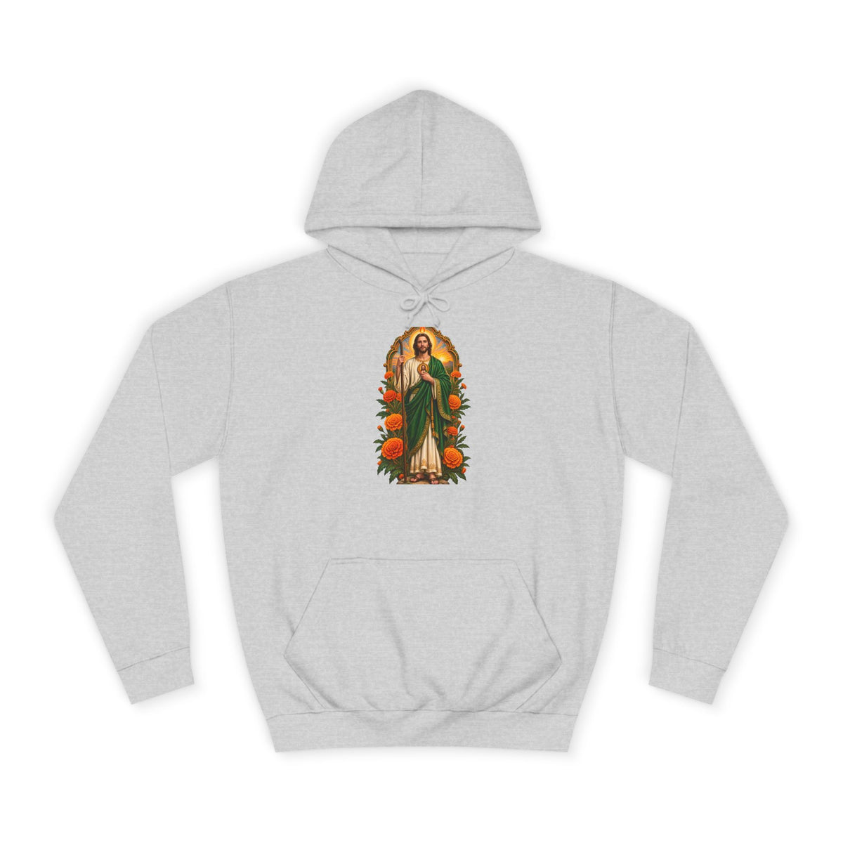 San Judas Tadeo Marigold Sun Arch Unisex Hoodie