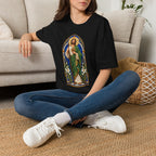 San Judas Tadeo Cobalt Chapel Mosaic Unisex T-Shirt