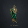 Abstract Silhouette of Faith