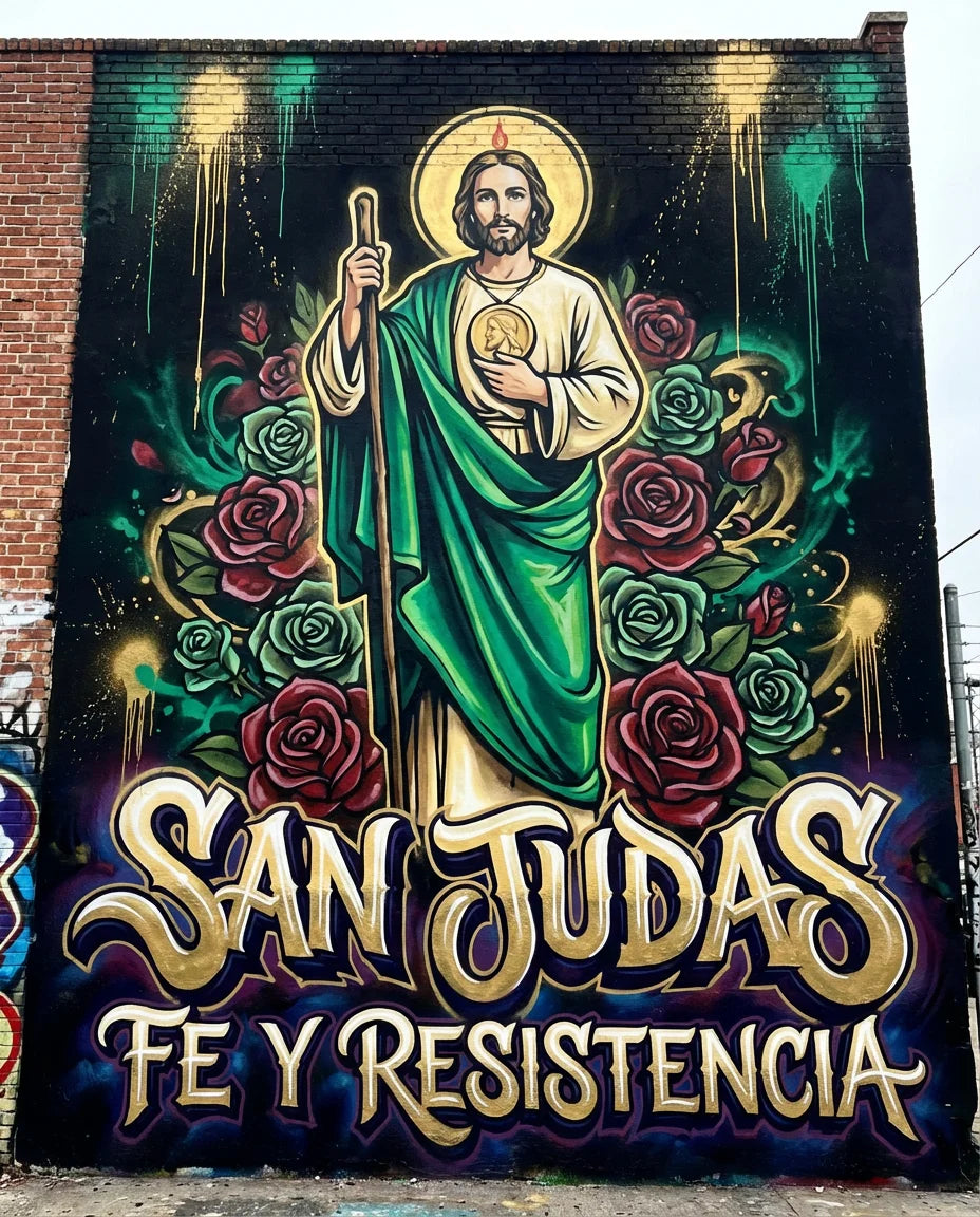 Chicano Street Art San Judas